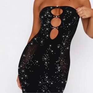 White Fox Boutique Black Mini Dress